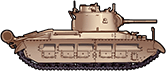 Sideview of Matilda II Mk.IV CS